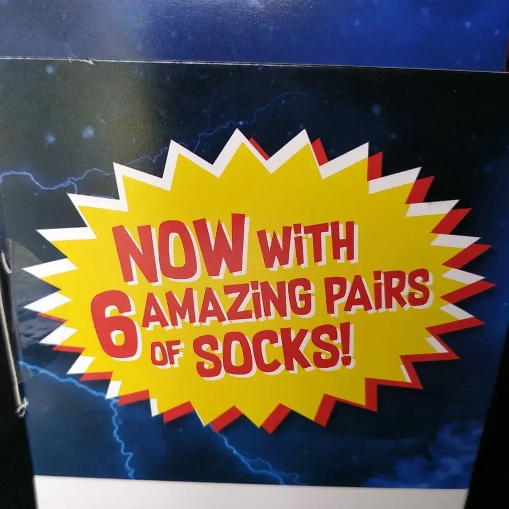 Universal Studios Casual Crew Socks-6 Pairs
